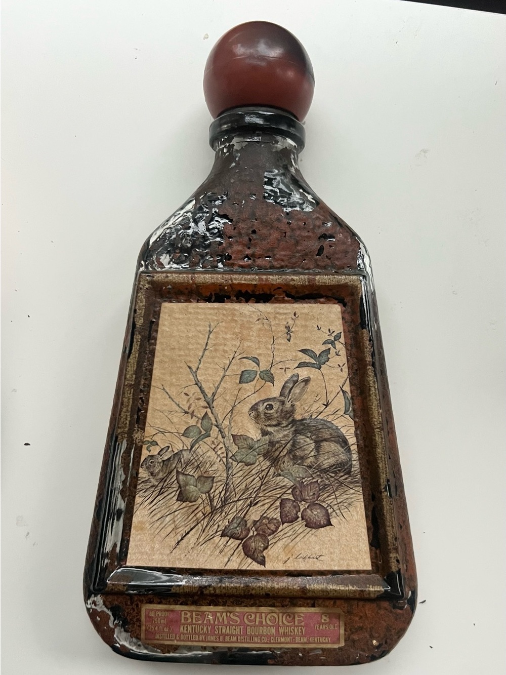 Vintage Jim Beams choice decorative Burbon decanter